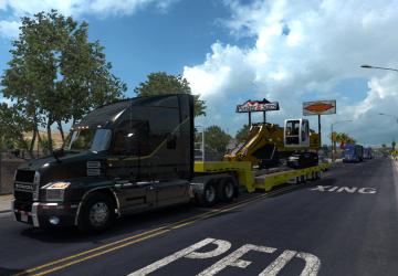 Низкорамный трал «Drake»версия 1.0 для American Truck Simulator (v1.32.x)