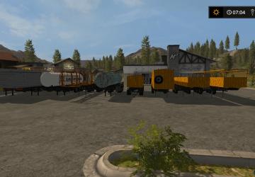 Пак полуприцепов для КраЗовверсия 1.3 для Farming Simulator 2017 (v1.5.x)