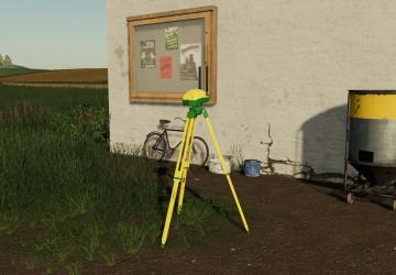 John Deere RTK Stations Packверсия 1.1.0.0 для Farming Simulator 2019