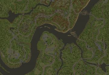 Карта «Песчаные косы реки»версия 05.11.20 для Spintires: MudRunner (v14.08.19)