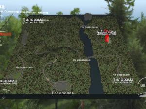 Карта «Река»версия 1 для SpinTires (v03.03.16)