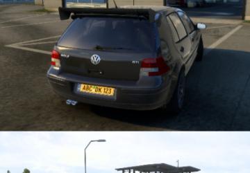 Volkswagen Golf R32 Mk4версия 2.1 для Euro Truck Simulator 2