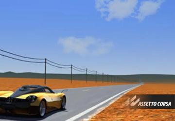 Desert Roadверсия 1.0 для Assetto Corsa
