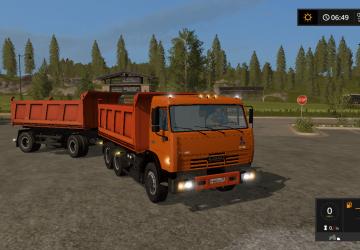 КамАЗ-65115версия 1.1 для Farming Simulator 2017 (v1.5.x)
