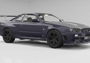 Nissan Skyline R34версия 1.0 для BeamNG.drive