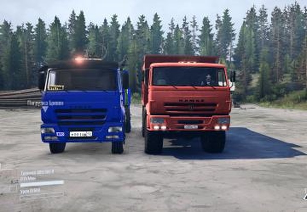 Камаз-пакверсия 2 для Spintires: MudRunner (v10.06.19)