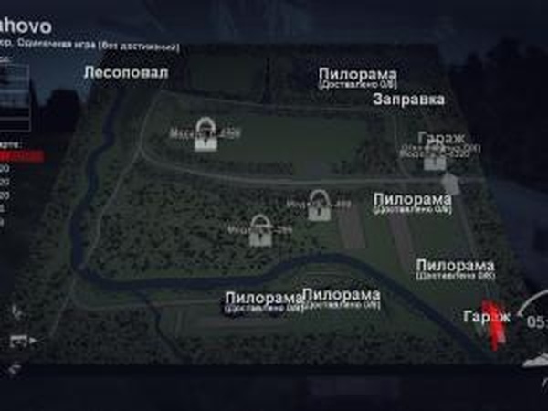 Карта «Ляхово»версия 1 для SpinTires (v03.03.16)