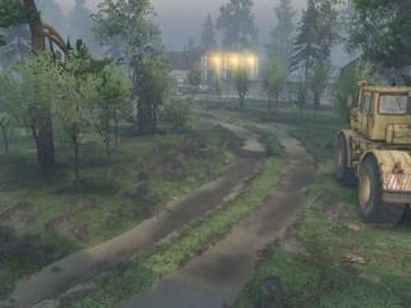 Карта «Речка Кристальная 3»версия 1.2 для SpinTires (v03.03.16)