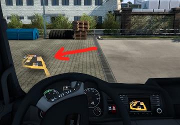 Голографический GPSверсия 1.5 для Euro Truck Simulator 2 (v1.47.x)