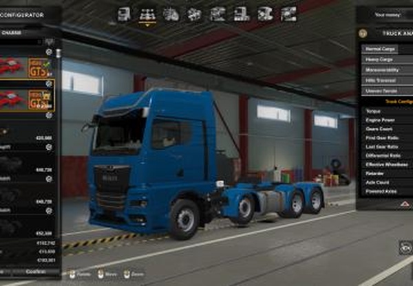 MAN TGX 2020 10x4 Chassisверсия 1.0 для Euro Truck Simulator 2 (v1.47.x)