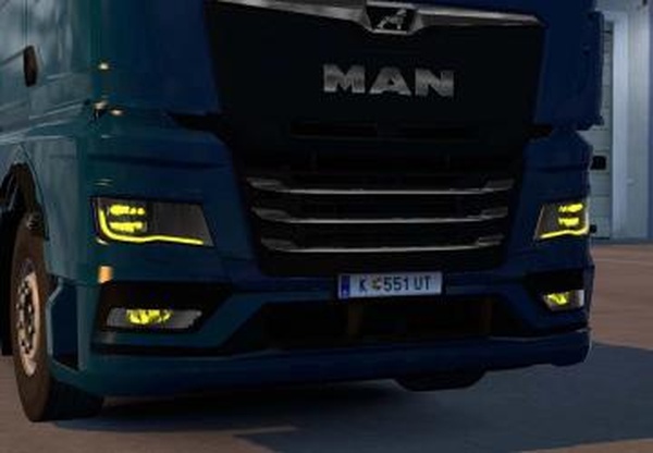Man TGX 2020 Xenon Headlightsверсия 1.0 для Euro Truck Simulator 2 (v1.47.x)