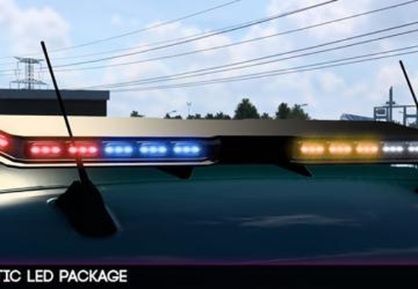 Пак светодиодных фонарейверсия 3.6.1 для Euro Truck Simulator 2 (v1.47.x)