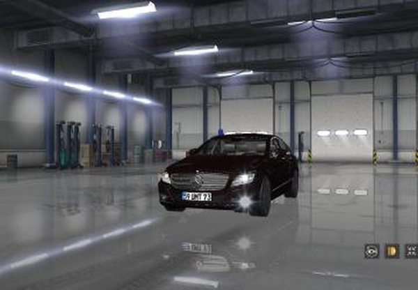 Mercedes CLS 2013версия 1.0 для American Truck Simulator (v1.31.x, 1.32.x)
