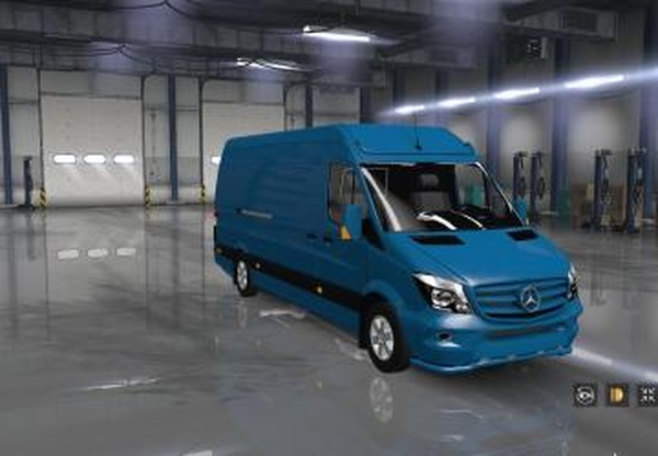 Mercedes Sprinter 2015версия 1.0 для American Truck Simulator (v1.31.x, - 1.33.x)