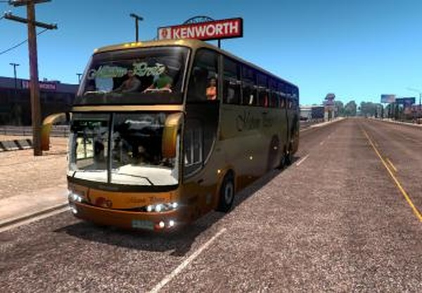 Marcopolo Paradiso 1550 LD G6 6x2версия 1.0 для American Truck Simulator (v1.31.x, 1.32.x)