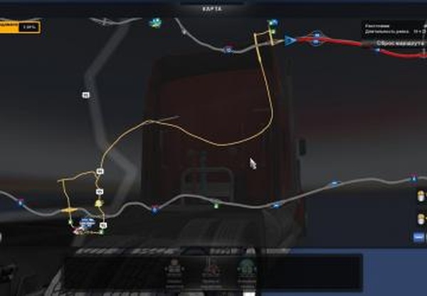 Трасса Us-95версия 0.7 для American Truck Simulator (v1.31.x)