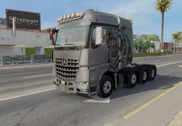 Mercedes Trucks Megapackверсия 1.1 для American Truck Simulator (v1.31.x, - 1.34.x)