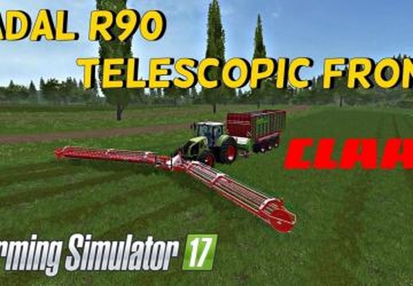 Nadal R90 Telescopic Frontверсия 1.0 для Farming Simulator 2017 (v1.5.x)