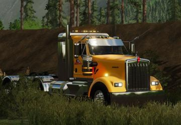 Kenworth W900Lверсия 1.0.0.1 для Farming Simulator 2022