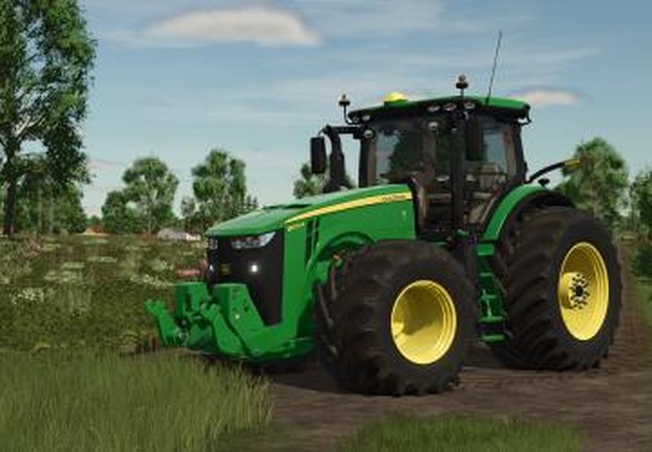 John Deere 8R (2016-2018) US Seriesверсия 1.0.0.1 для Farming Simulator 2025 (v1.14.x)