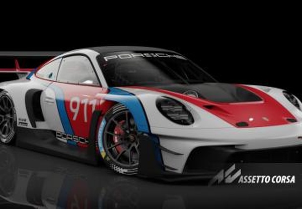 Porsche 911 GT3 R Rennsport 2024версия 1.1 для Assetto Corsa