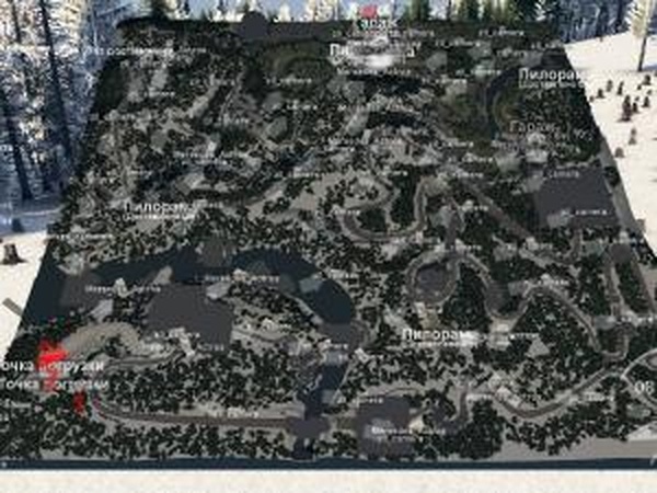 Карта для ралли Финал «Dakar Spintires by Mr.BoS and STMods.ru»для SpinTires (v03.03.16)