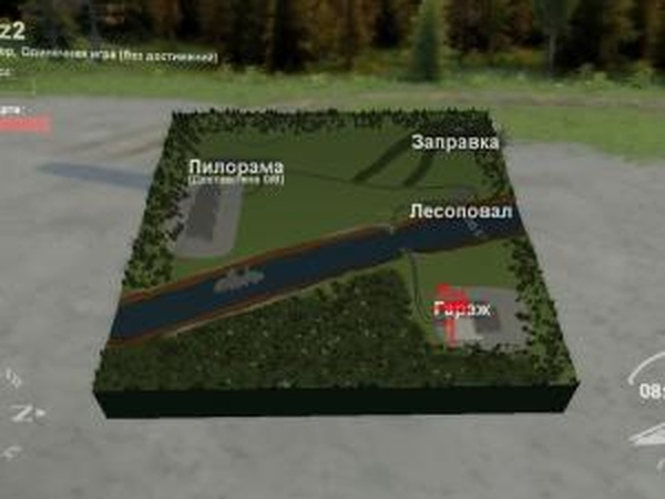 Карта «Gaz 2»версия 1 для SpinTires (v03.03.16)