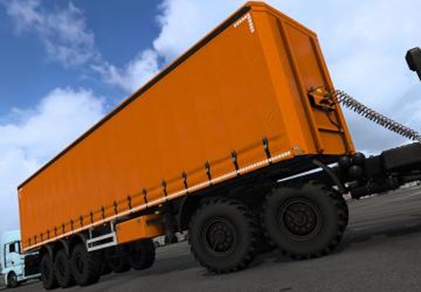 Внедорожное шасси под стандартные прицепыv1.1 для Euro Truck Simulator 2 (v1.47.x)
