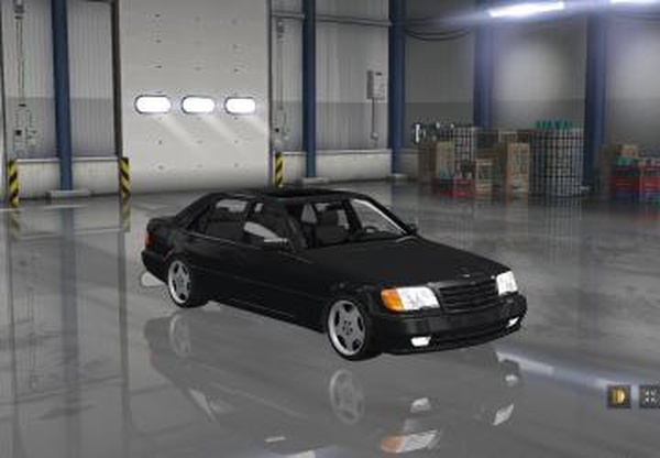 Mercedes S600 W140версия 1.0 для American Truck Simulator (v1.31.x)
