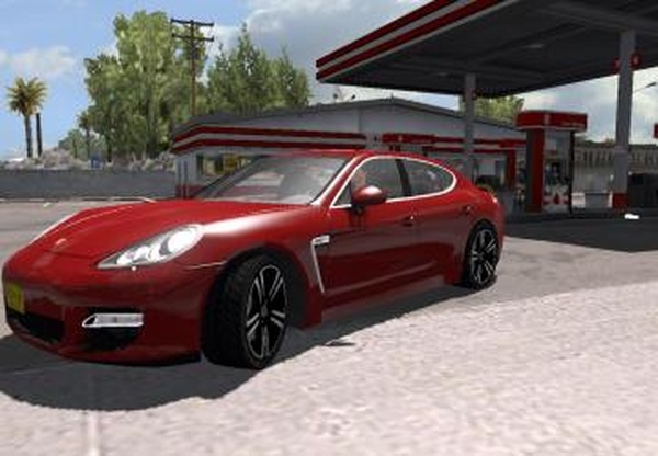 Porsche Panamera Turbo S 4.8 4WDверсия 1.0 для American Truck Simulator (v1.31.x)