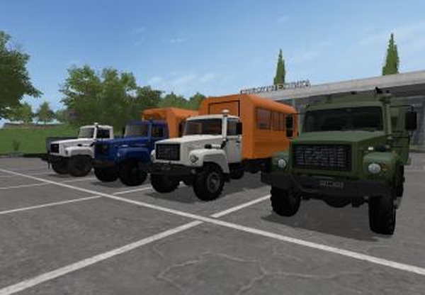 ГАЗ-3308 «Садко»версия 2.0.0.0 для Farming Simulator 2017 (v1.5.x)