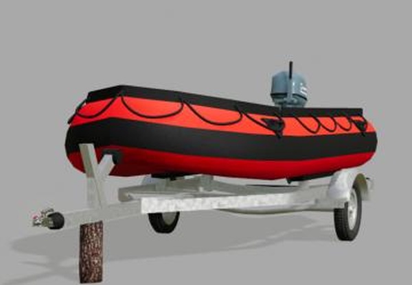 Boat Trailerверсия 1.0.0.0 для Farming Simulator 2019