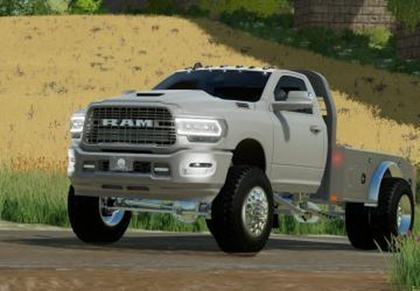 Dodge RAM 3500 Flatbed 2018версия 3.0.0.0 для Farming Simulator 2022