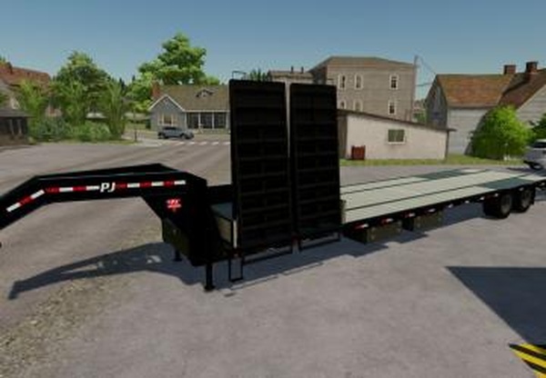 PJ Lawn Care landscaping trailerверсия 1.0.0.0 для Farming Simulator 2022