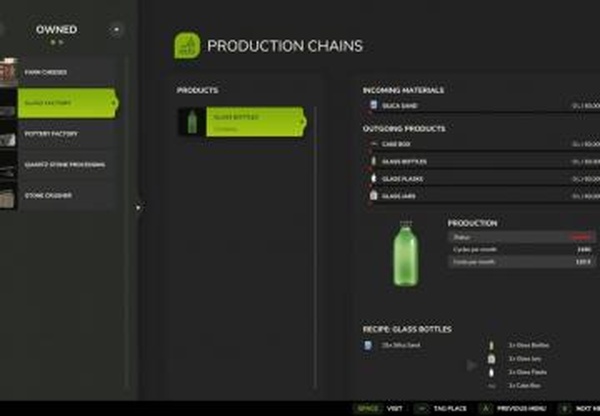 Glass and Pottery Productionверсия 1.0.0.0 для Farming Simulator 2025