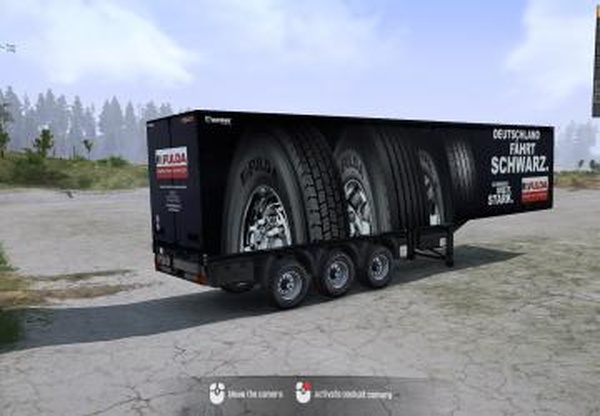 Полуприцеп фургонверсия 1.0 для Spintires: MudRunner (v07.08.19)