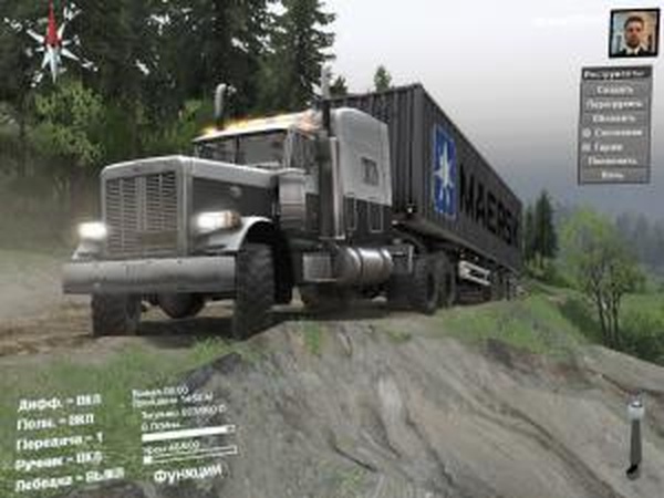 Peterbilt 379 Tractorверсия 1.0 для SpinTires (v03.03.16)