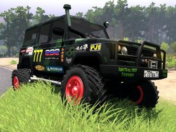 УАЗ-3172 «Танк Безбашенный»версия 26.09.17 для SpinTires (v03.03.16)