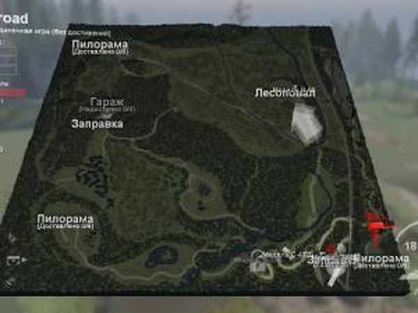 Карта «OFF-Road»версия 1.0 для SpinTires (v03.03.16)