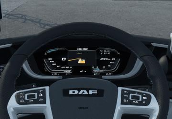 DAF XG/XG+ 2021 - Computer Dashboard Fixv2.3 для Euro Truck Simulator 2 (v1.47.x)