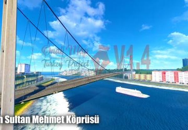 Onal Turkey mapверсия 1.5 для Euro Truck Simulator 2 (v1.47.x)