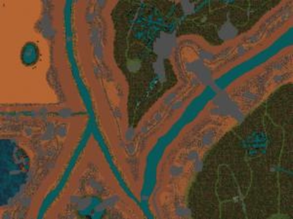 Карта «Каньон Мамонта»версия 1 для SpinTires (v03.03.16)