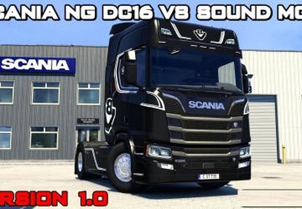 Scania 2016 DC16 V8 Sound Modверсия 1.0 для Euro Truck Simulator 2 (v1.46.x, 1.47.x)