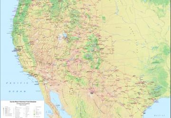 Дорожный атлас ETS2версия 1.0 для Euro Truck Simulator 2 (v1.46+)