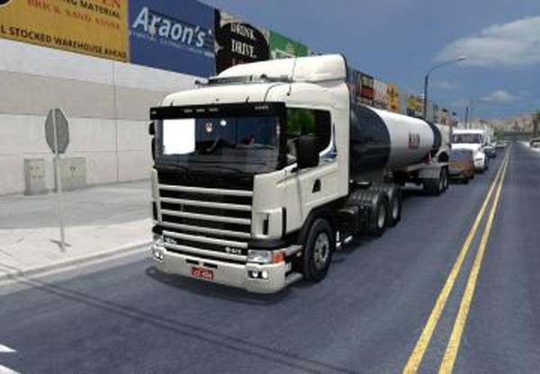 Scania 124G Frontalверсия 1.0 для American Truck Simulator (v1.31.x, - 1.34.x)
