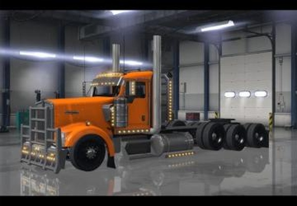 Kenworth W900 Tri-Driveверсия 22.07.18 для American Truck Simulator (v1.31.x, 1.32.x)