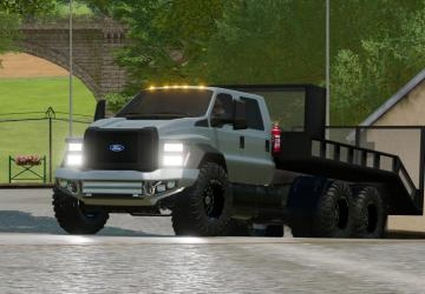Ford F750 landscaperверсия 1.0.0.0 для Farming Simulator 2022