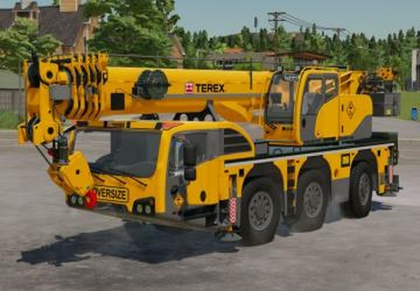 Terex 3 axle craneверсия 1.0.0.0 для Farming Simulator 2022