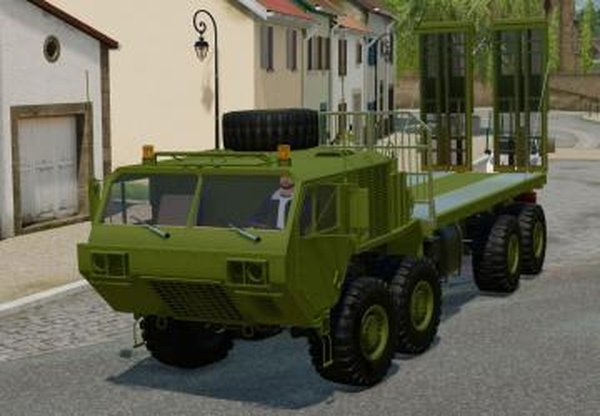 Oshkosh Defense Flatbed Truckверсия 1.0.0.0 для Farming Simulator 2022