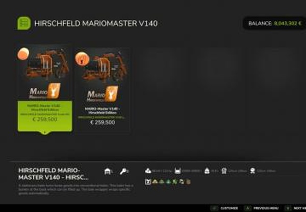 Mariomasterверсия 1.0.0.0 для Farming Simulator 2025